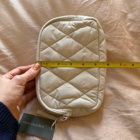 Vera Bradley Woodward Small Belt Bag in Nylon Pumice Stone (Off White) - Picture 5 of 12